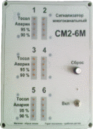 Сигнализатор многоканальный СМ2-8М

